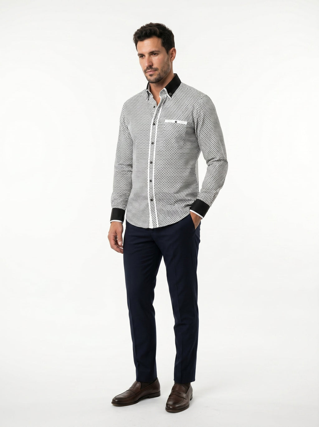 Camicia versatile da uomo