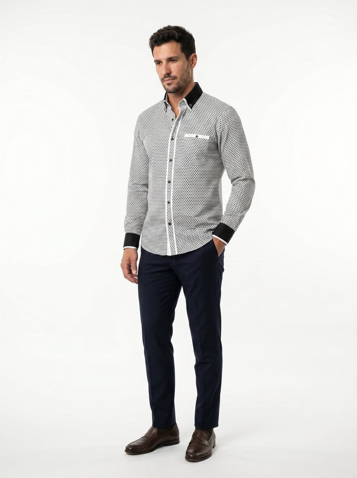 Camicia versatile da uomo