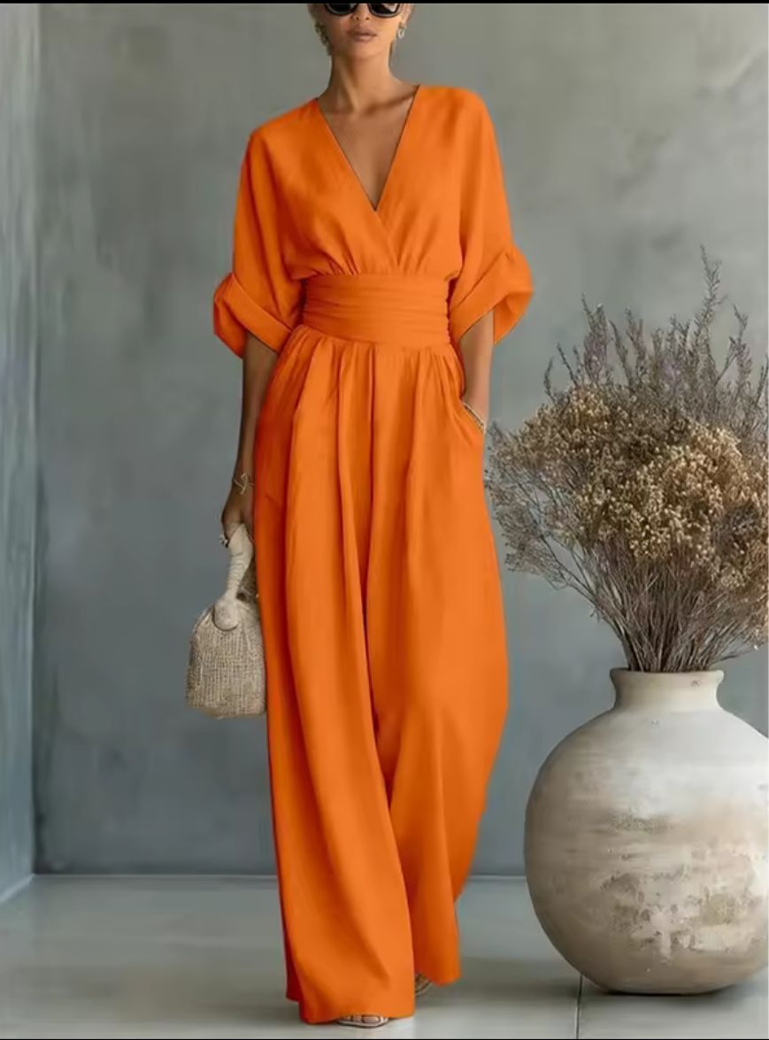 Elegant jumpsuit med vide ben Vega