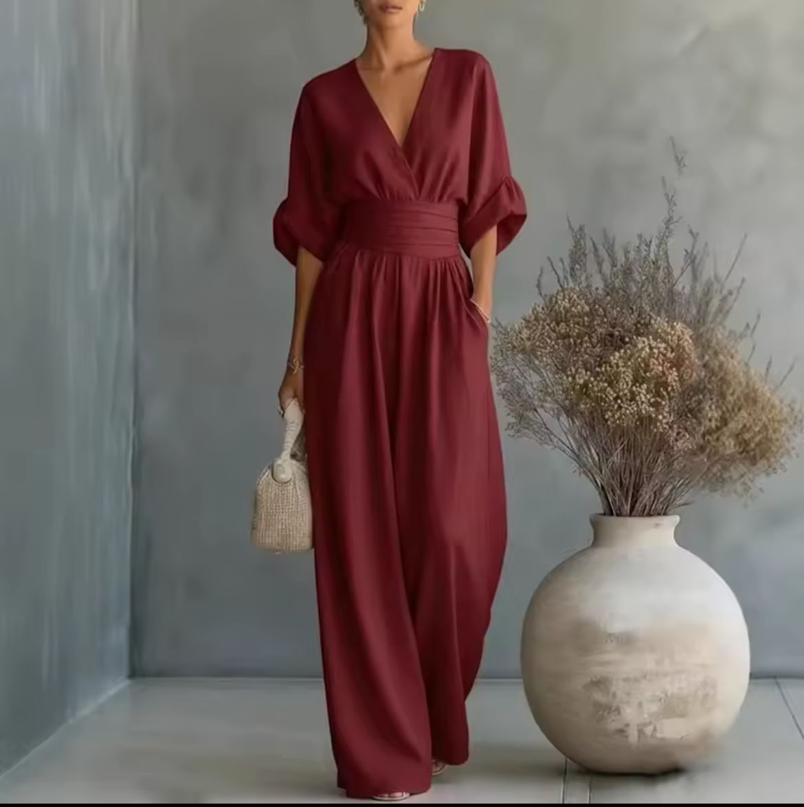 Elegant jumpsuit med vide ben Vega