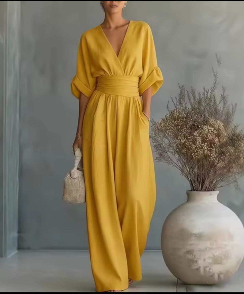 Elegant jumpsuit med vide ben Vega