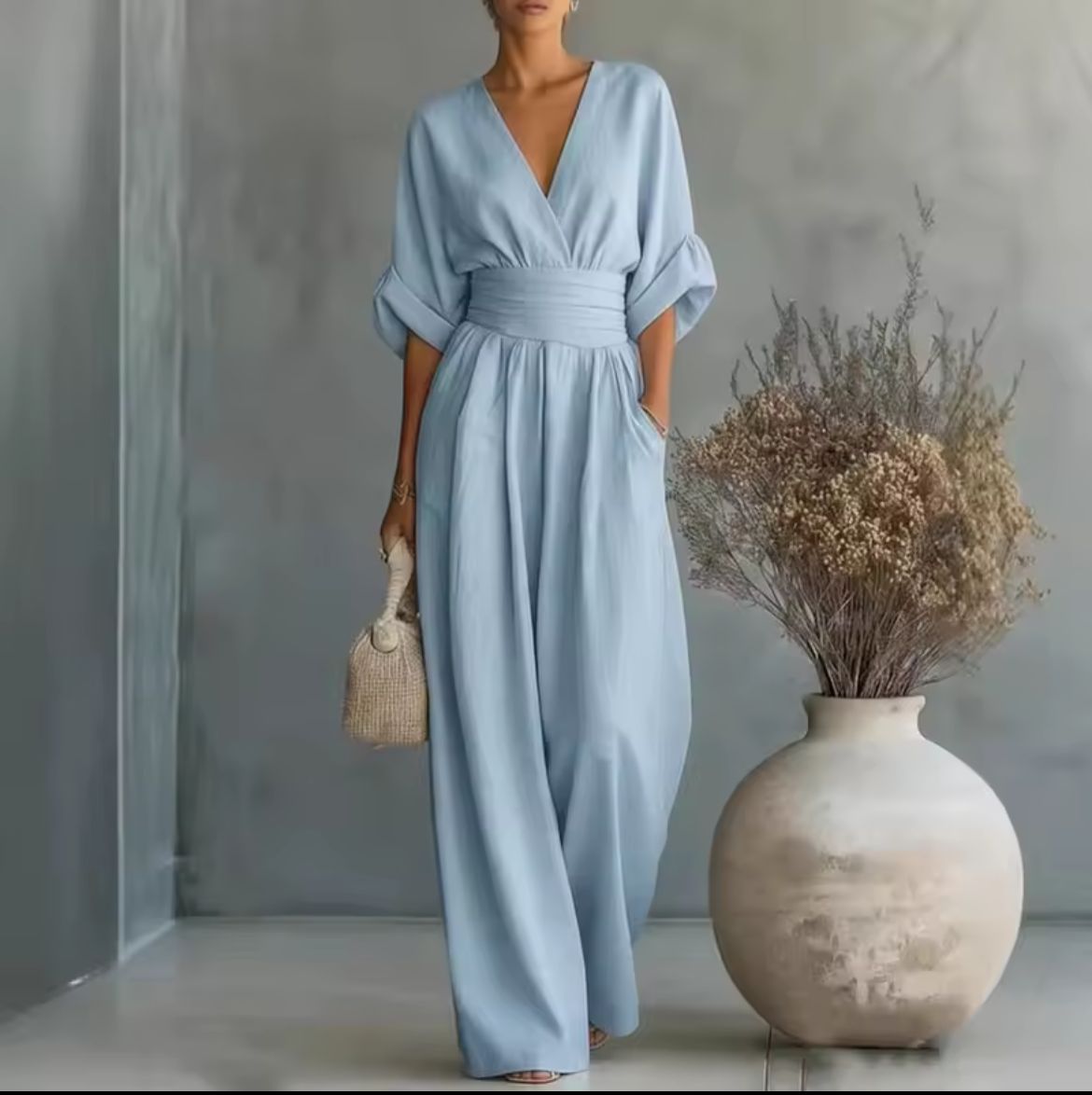 Elegant jumpsuit med vide ben Vega