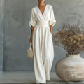 Mono elegante de pernera ancha Vega