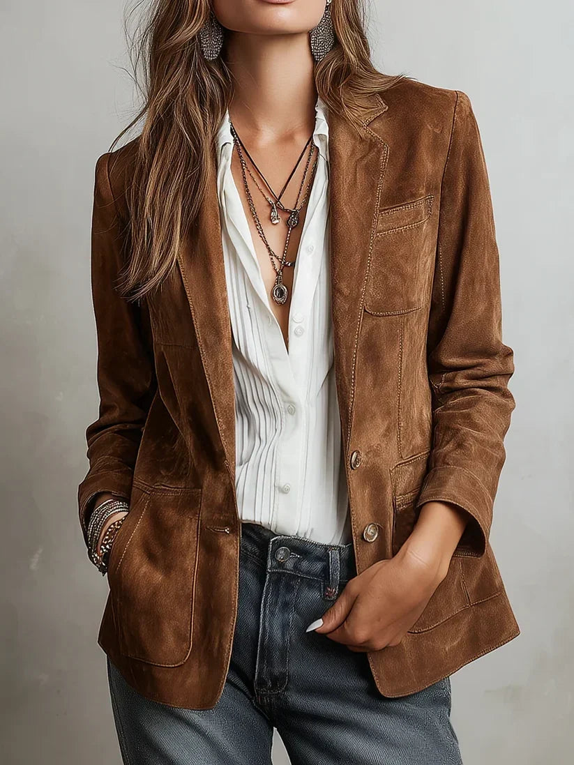 Blazer vintage marrón