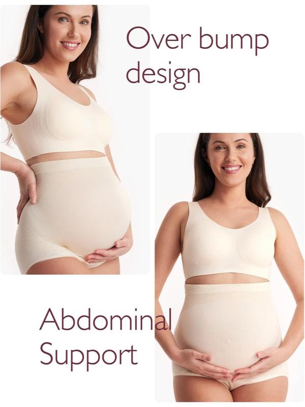 Lot de culottes de grossesse taille haute sans coutures