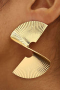 Arracades de metall plisat