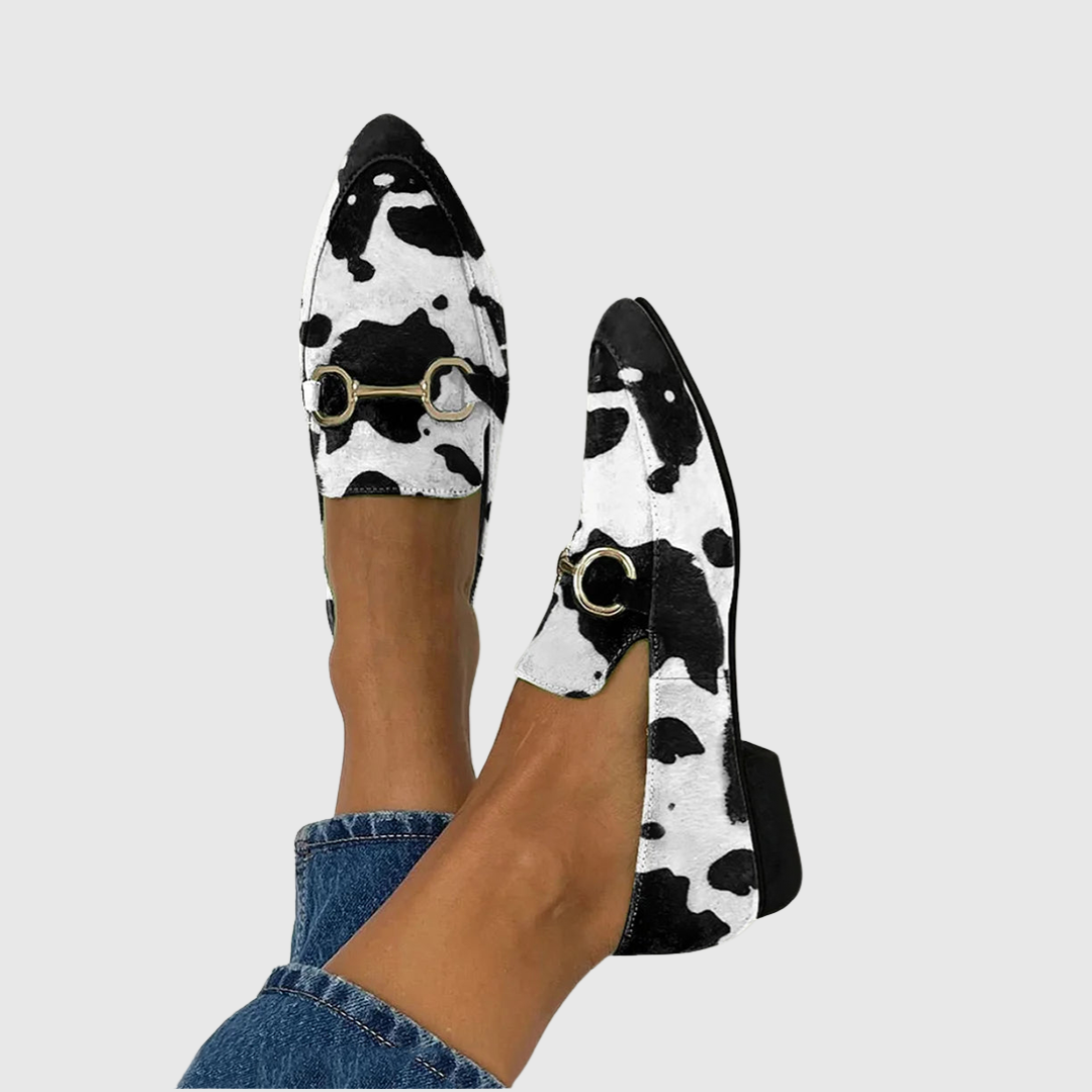 Mocassins imprimés à boucle