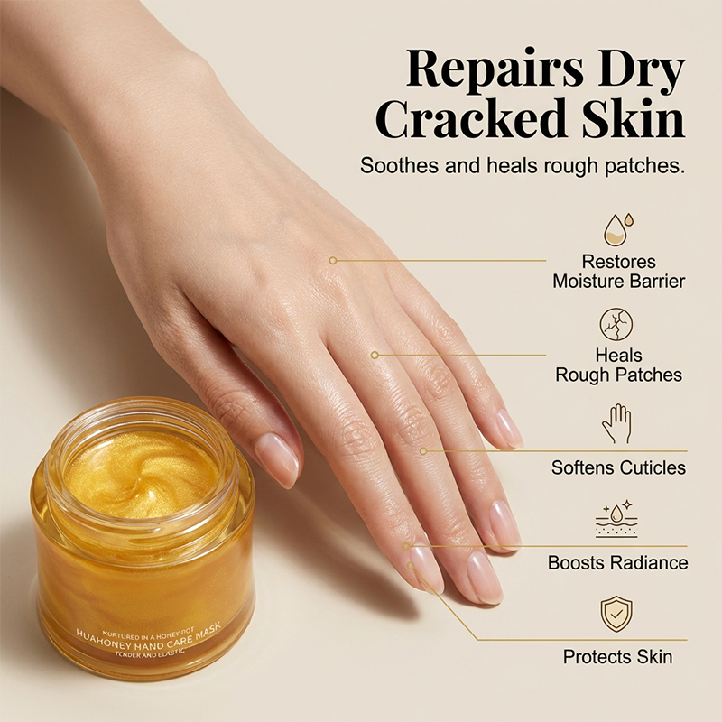 Masque hydratant et nourrissant au miel pour les mains