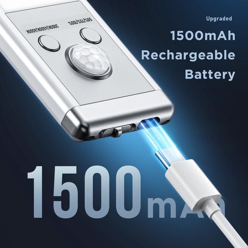 🏆 Oferta Imperdible -50% 🔥 Iluminación de 3 Colores con Sensor Inteligente Magnético Recargable Sin Agujeros