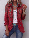 Carlotta | Branca bohemia paisley amb volants