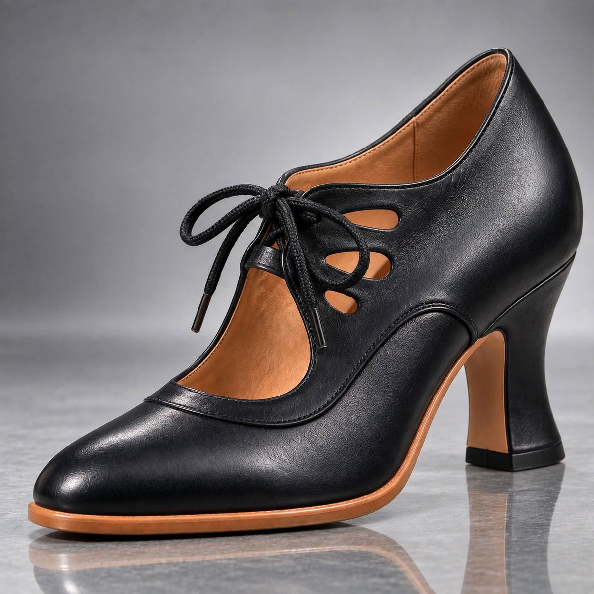 Chaussures à talons à lacets