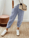 Pantalon rayé sans effort