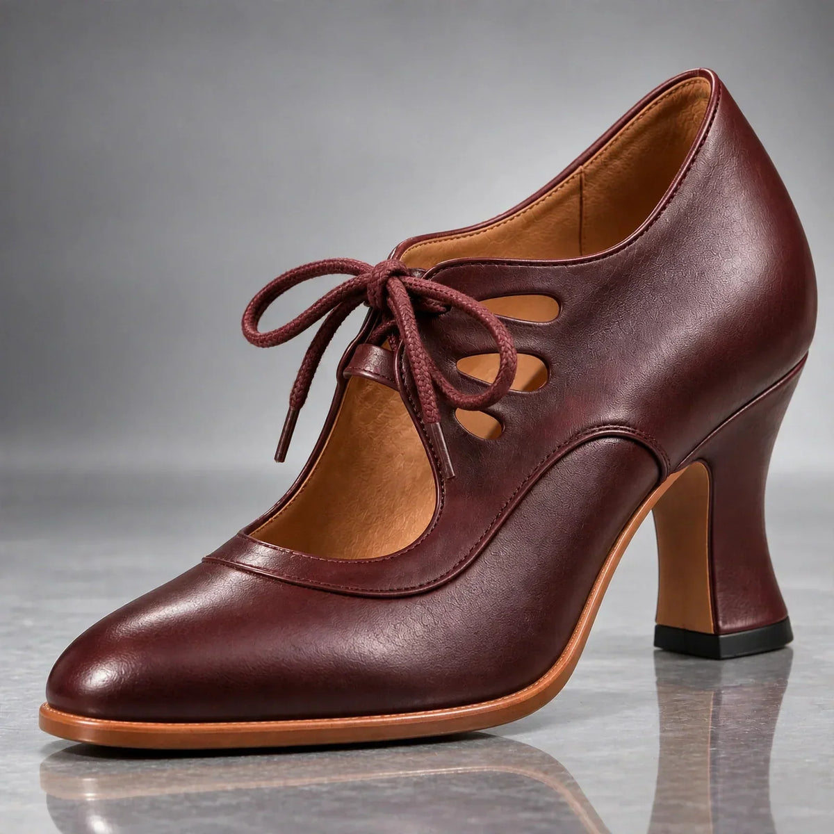 Chaussures à talons à lacets