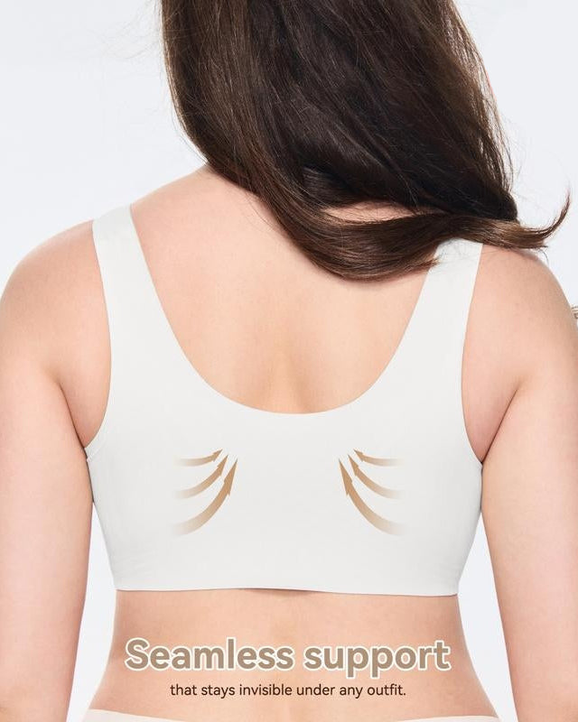 Reggiseno per t-shirt senza ferretto con stecche flessibili, coppe coprenti