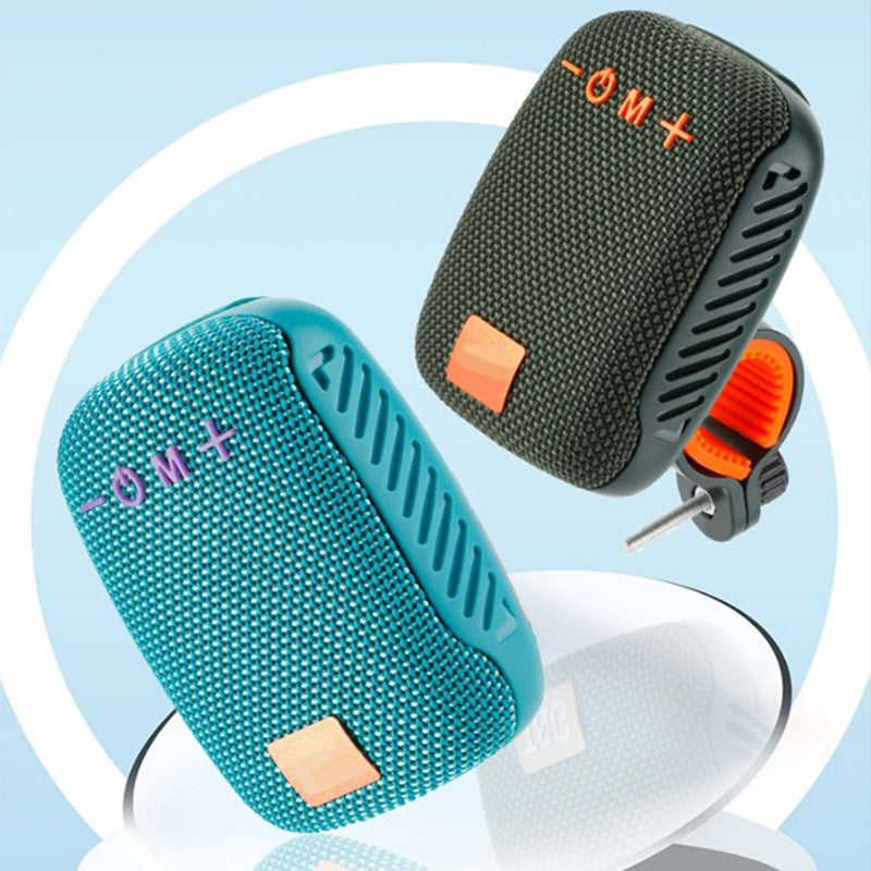 Haut-parleur Bluetooth étanche pour vélo – IPX5, stéréo TWS et support de carte TF