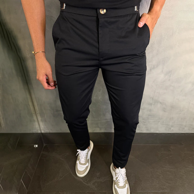 Pantaloni slim fit elasticizzati da uomo