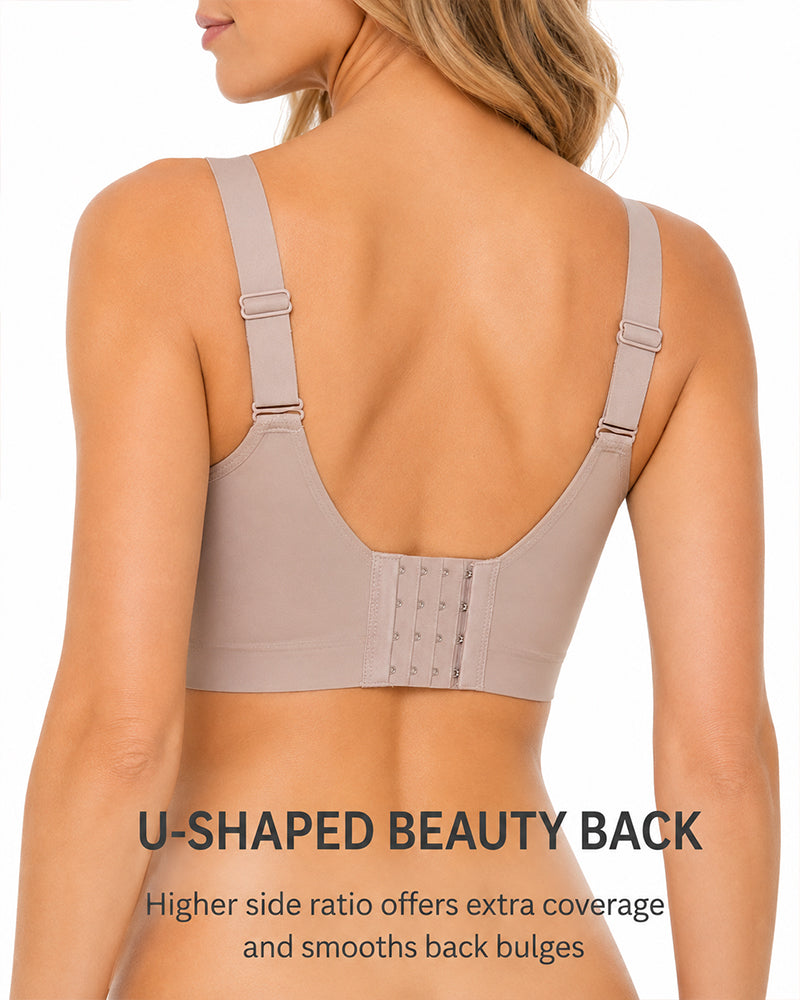 Reggiseno push-up ultra-sottile, comodo e senza cuciture, con scollo a V profonda