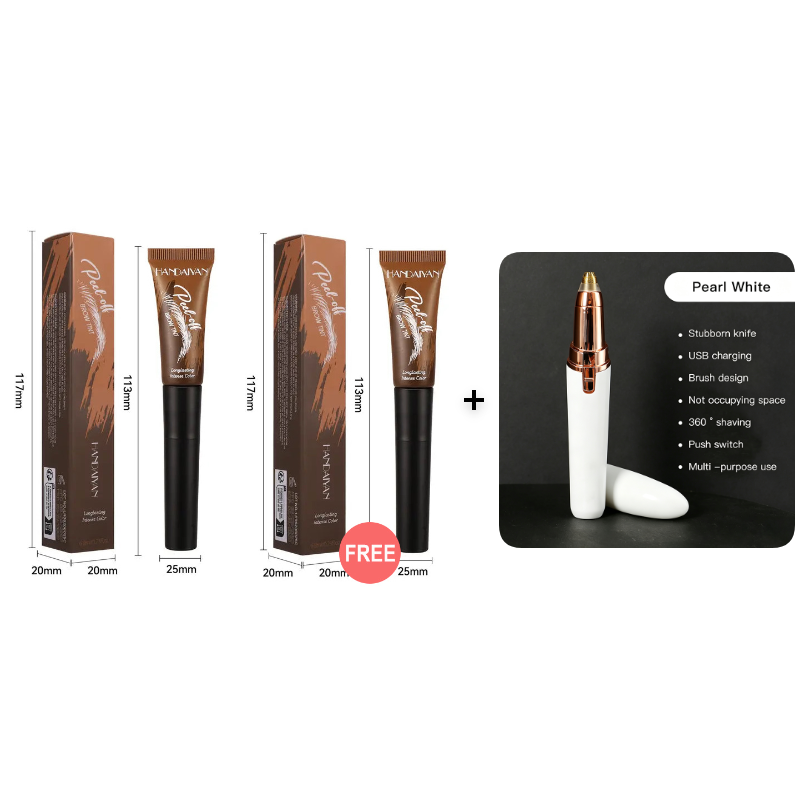 Tinta per sopracciglia waterproof peel-off