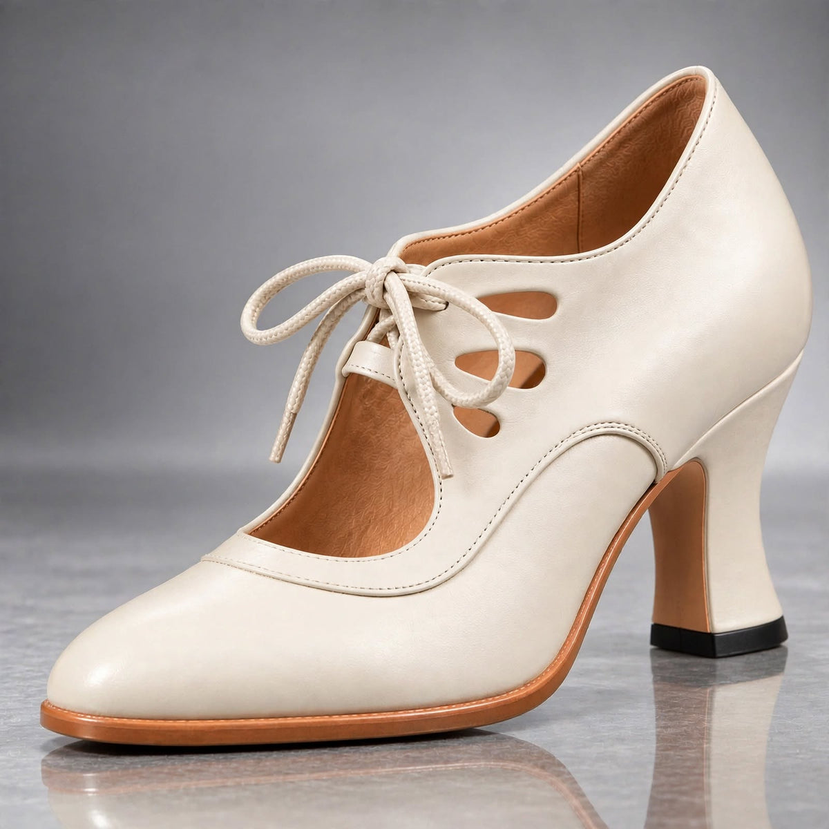 Chaussures à talons à lacets