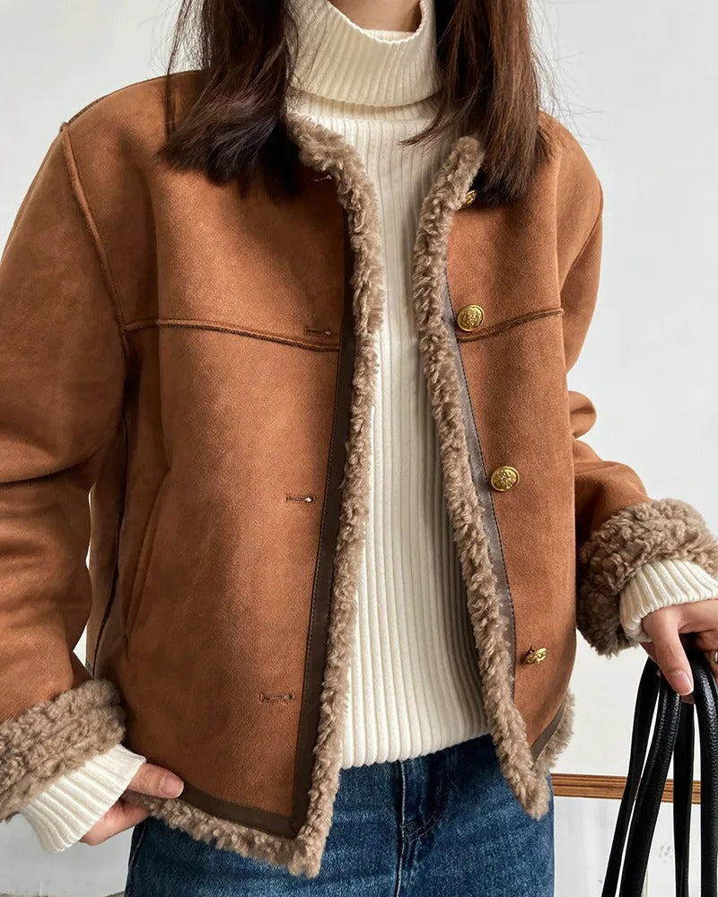 Chaqueta de piel de oveja