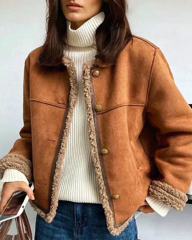 Chaqueta de piel de oveja
