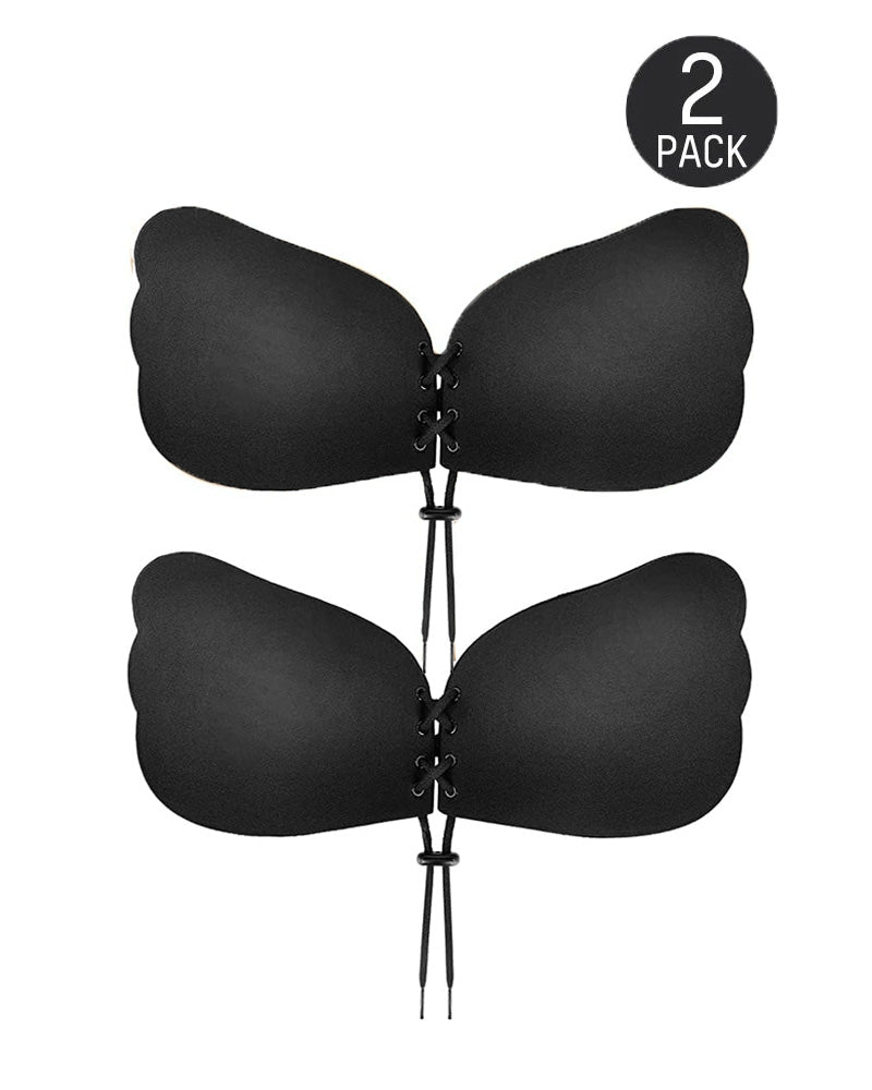 Sostenidor adhesiu sense tirants de silicona amb cordons push-up