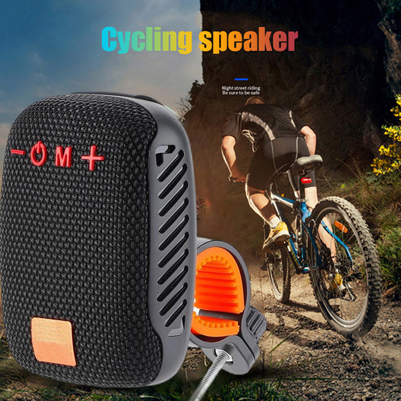 Haut-parleur Bluetooth étanche pour vélo – IPX5, stéréo TWS et support de carte TF