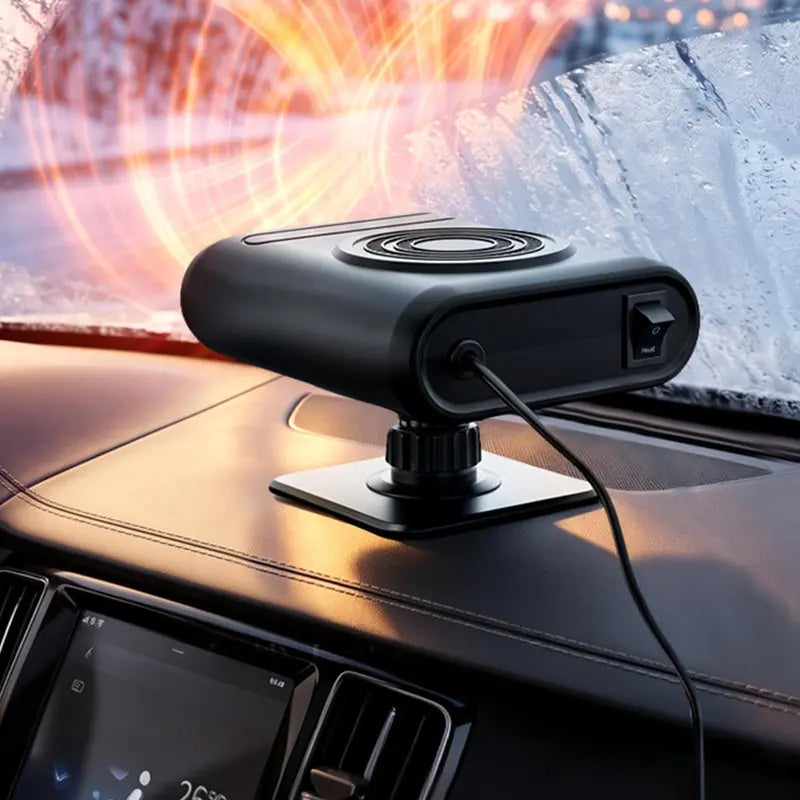 Chauffage d'appoint 12V pour voiture - Alimentation 12V, Dégivrage réglable pour pare-brise