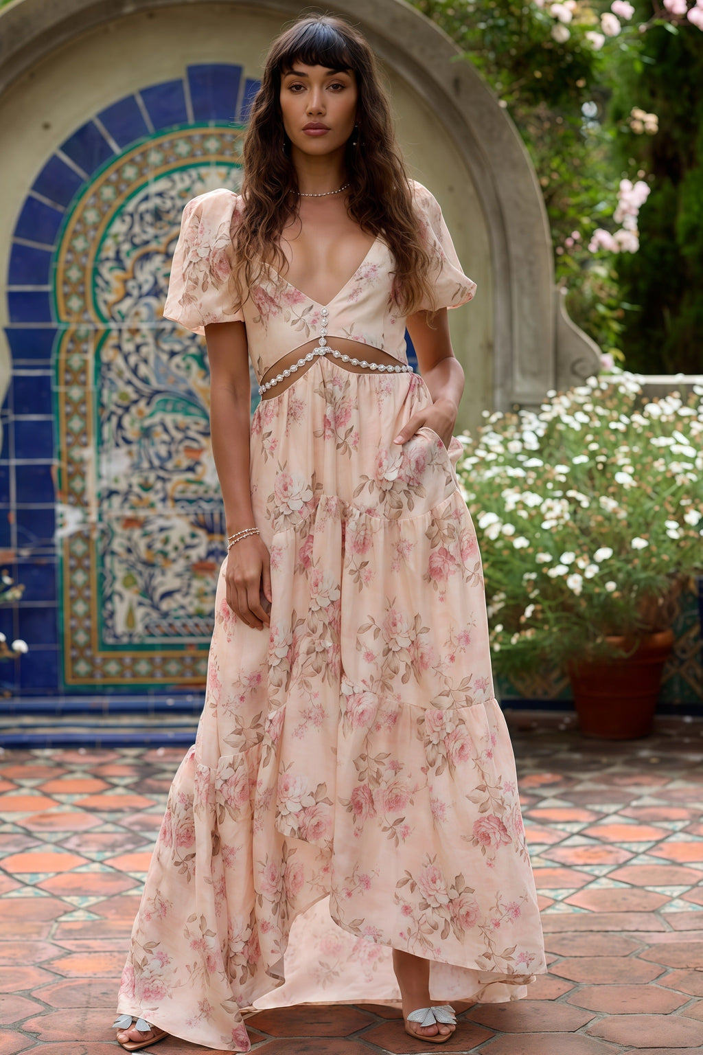 Abito elegante vaporoso