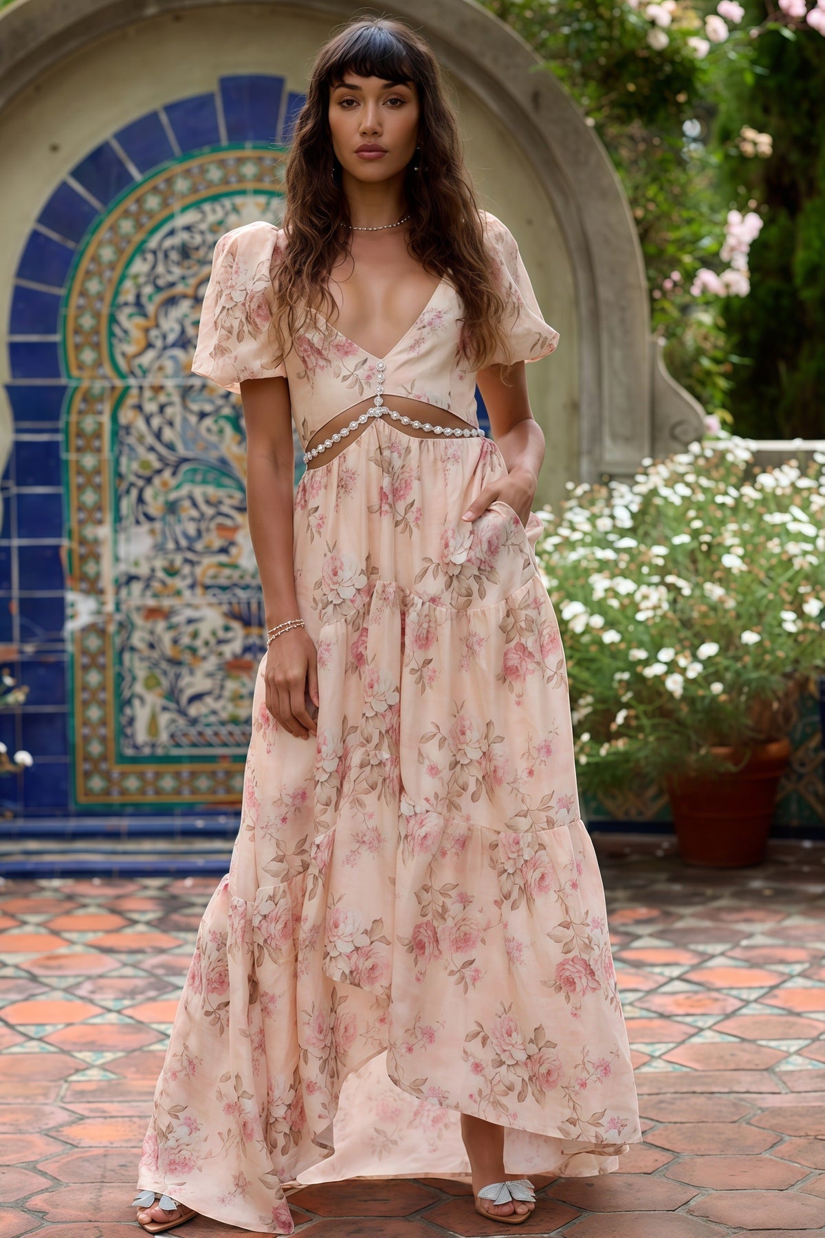 Abito elegante vaporoso