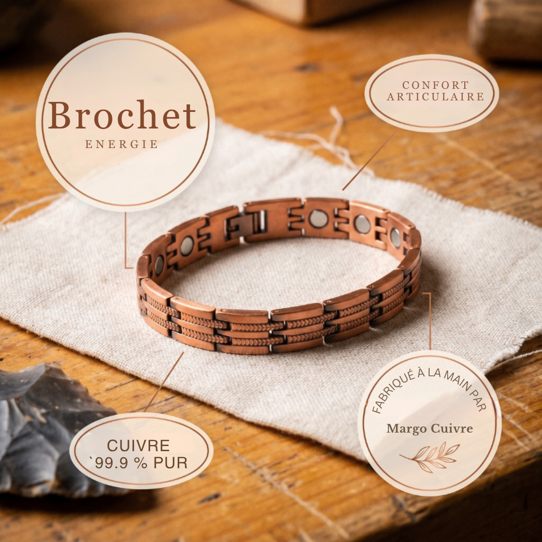 Bracciale da uomo in rame