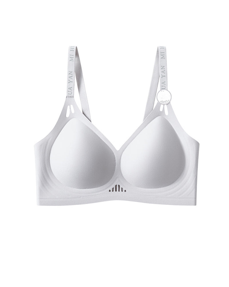 Trådløs sømløs push-up BH for dame med Jelly Gel