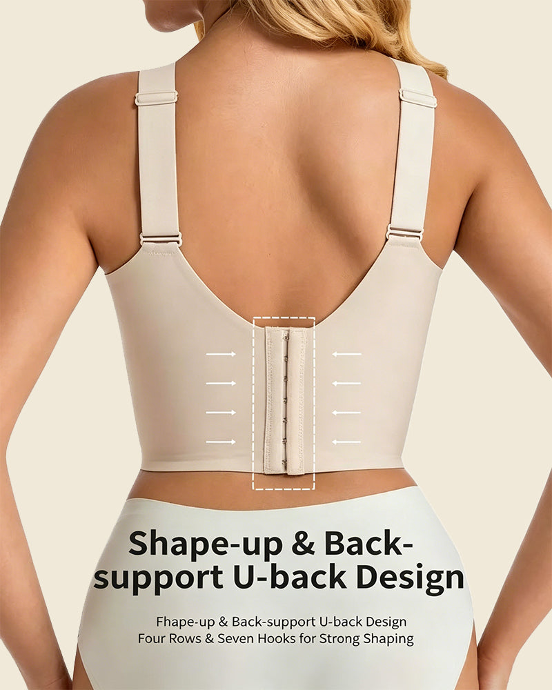 Sutjador push-up de gel sense costures de talla gran