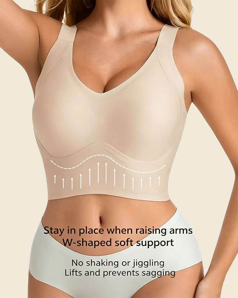 Sutjador push-up de gel sense costures de talla gran