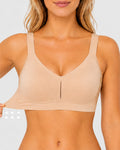 Reggiseno push-up ultra-sottile, comodo e senza cuciture, con scollo a V profonda