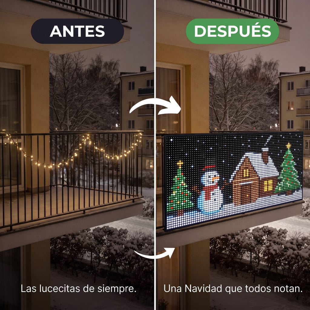 Festilume™ – Tenda luminosa natalizia a LED animata