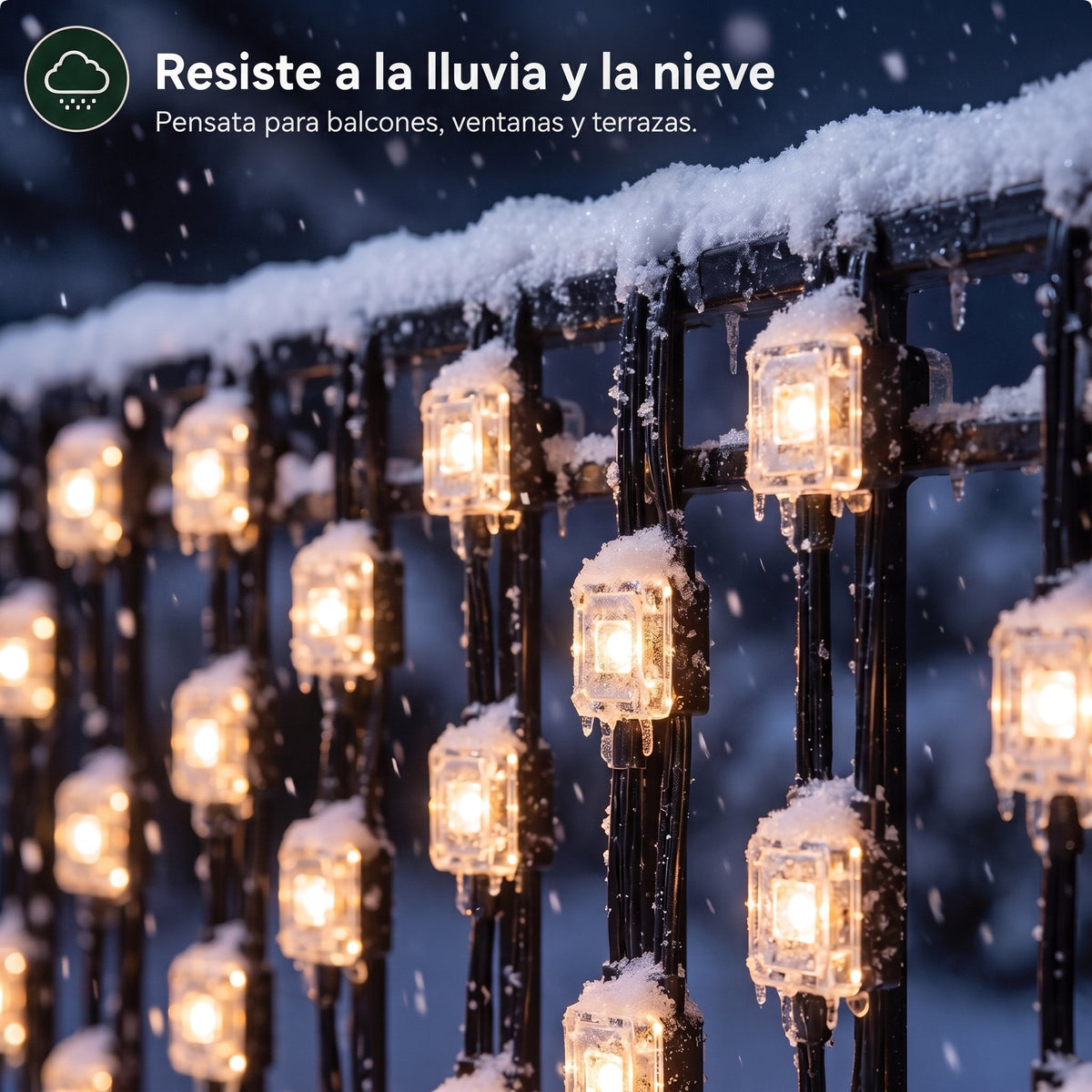 Festilume™ – Cortina de llum LED animada de Nadal