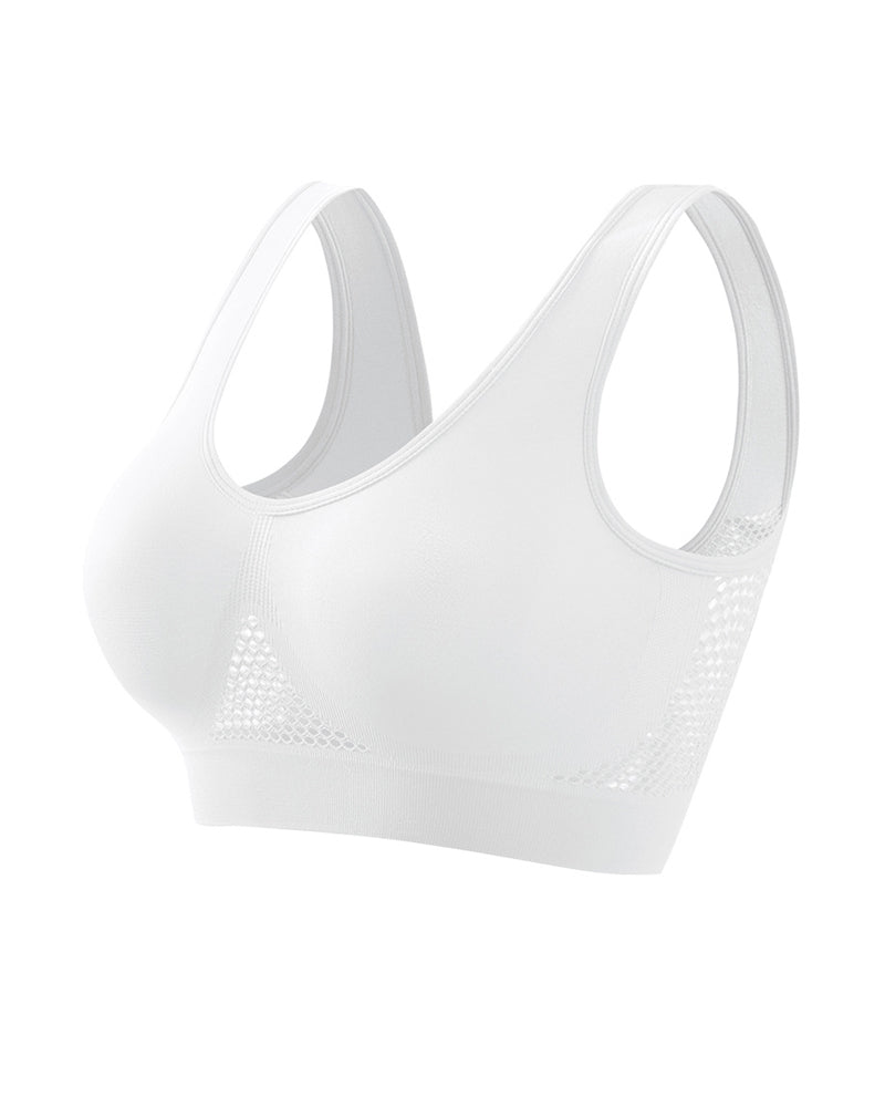 Soutiador esportiu sense costures amb estalvis amovibles