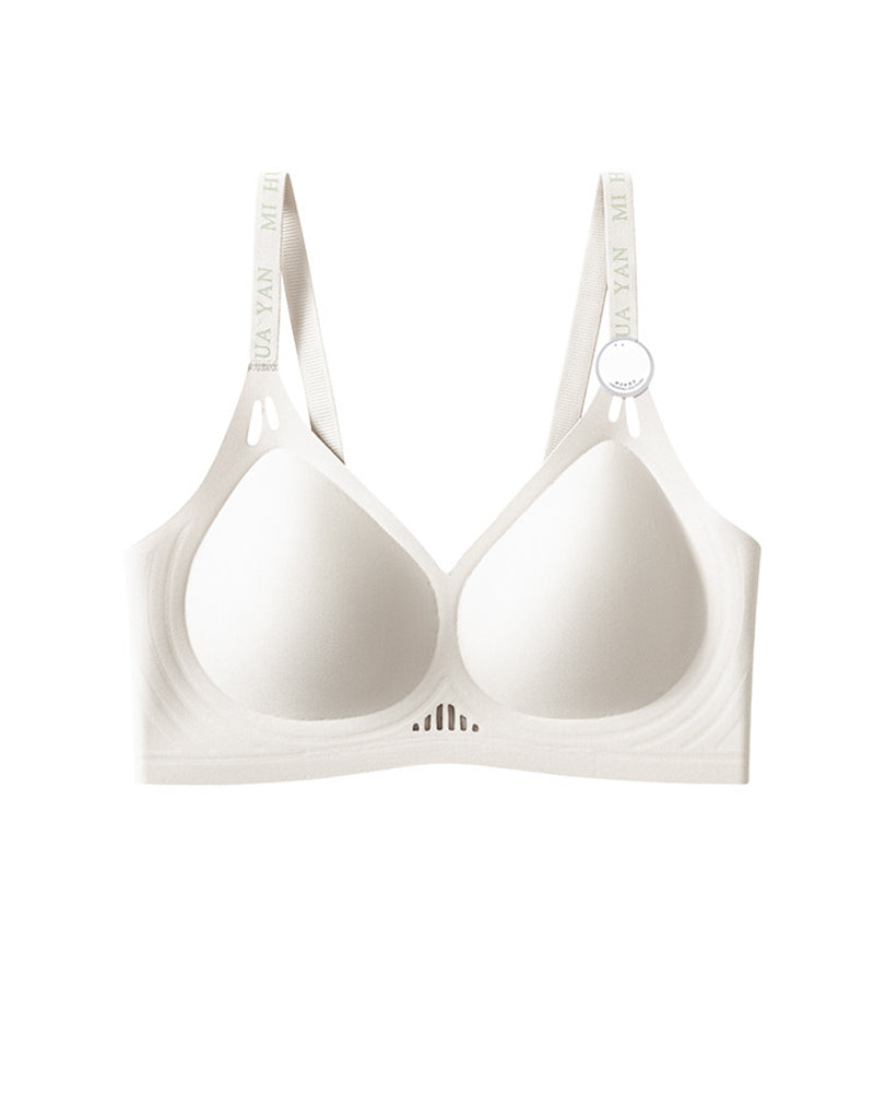Trådløs sømløs push-up BH for dame med Jelly Gel