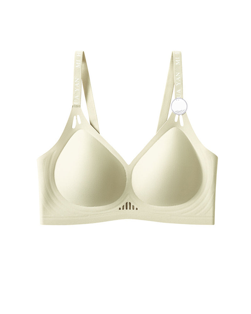 Trådløs sømløs push-up BH for dame med Jelly Gel