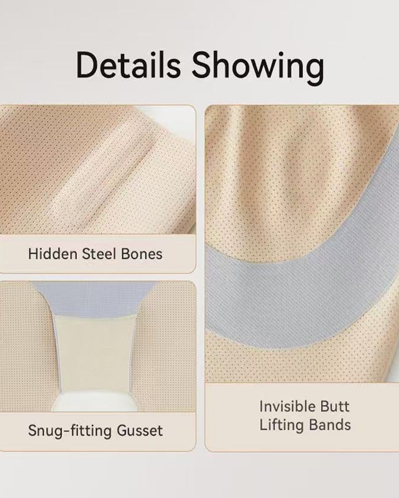 Pantalones cortos moldeadores transpirables sin costuras para mujer, de cintura alta, que reducen el abdomen y realzan los glúteos