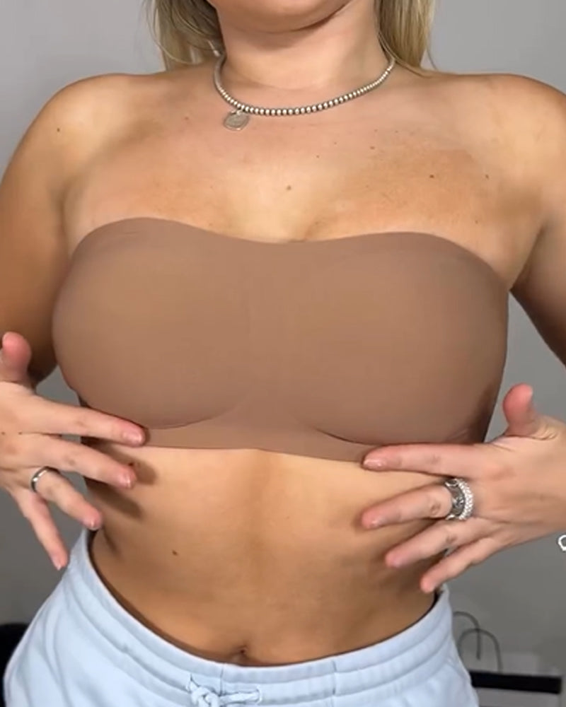 Sostenidor push-up sense costures de silicona antilliscant