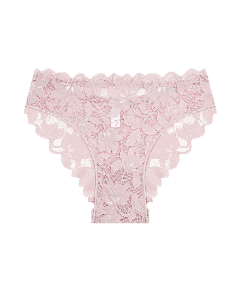 Mutandoni sexy in pizzo floreale e tulle traspirante