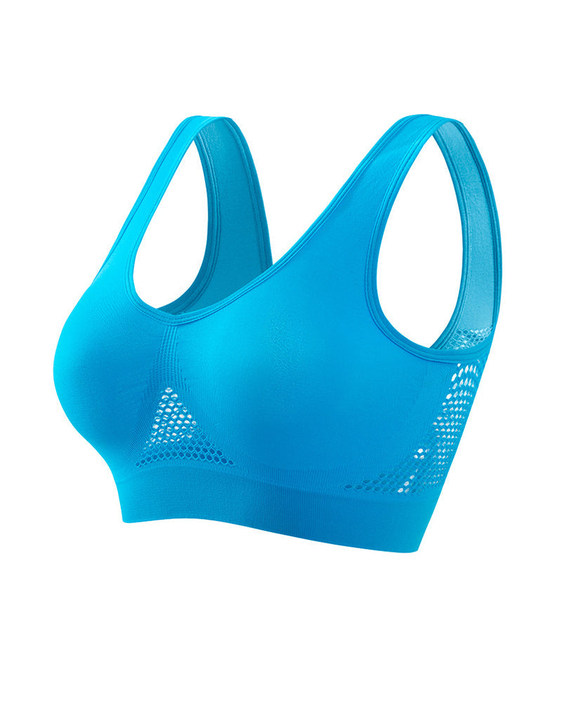 Soutiador esportiu sense costures amb estalvis amovibles