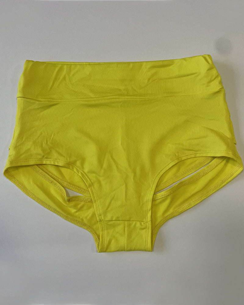 Braguita sexy de cintura alta sin costuras, calada y elástica
