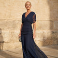Vestit blau elegant