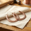 Pendientes de hilo de cobre