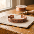 Bracelet botanique en cuivre