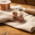 Anello in rame inciso