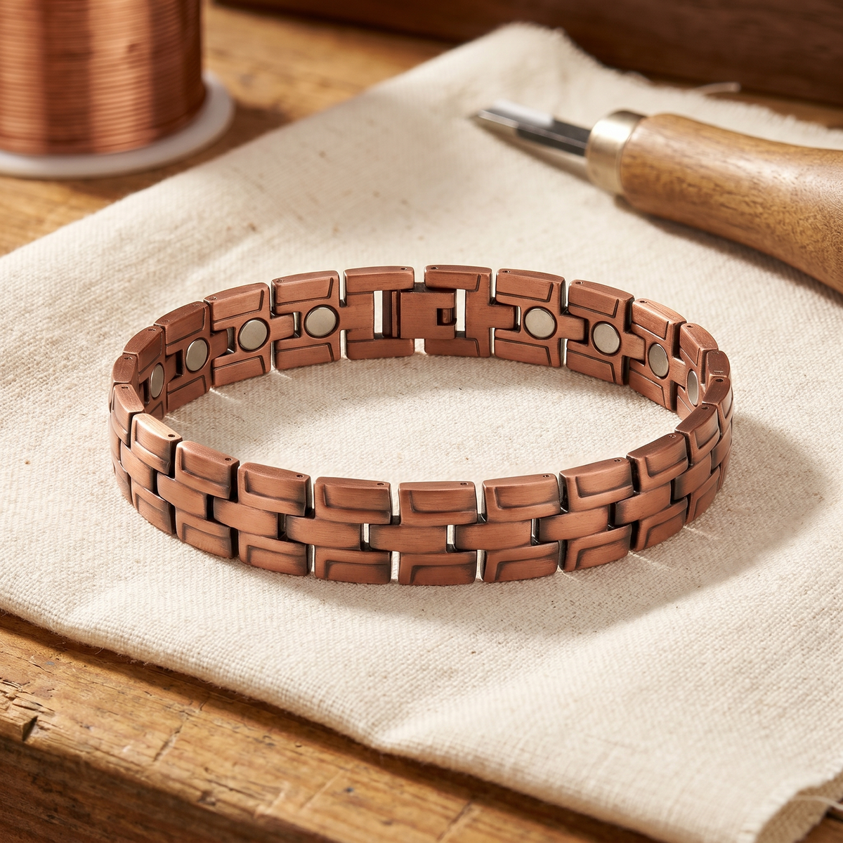 Bracelet en cuivre pour homme